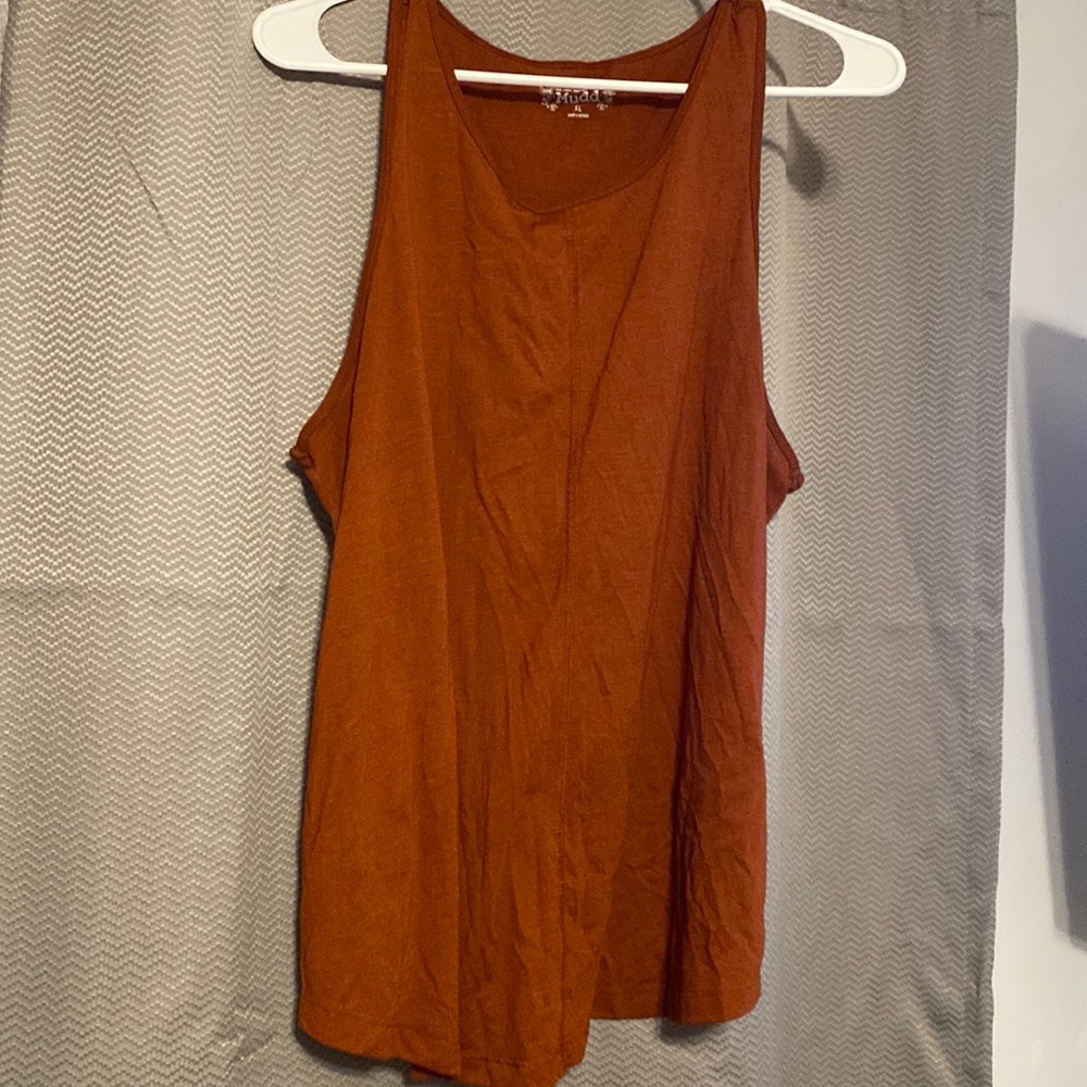 Dark orange XL tank top,